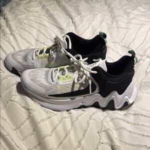 Nike White and Black Athletic Shoes